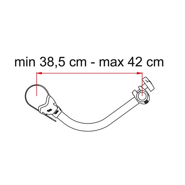 FIAMMA BIKE BLOCK PRO 3 375MM FOR CARRY-BIKE