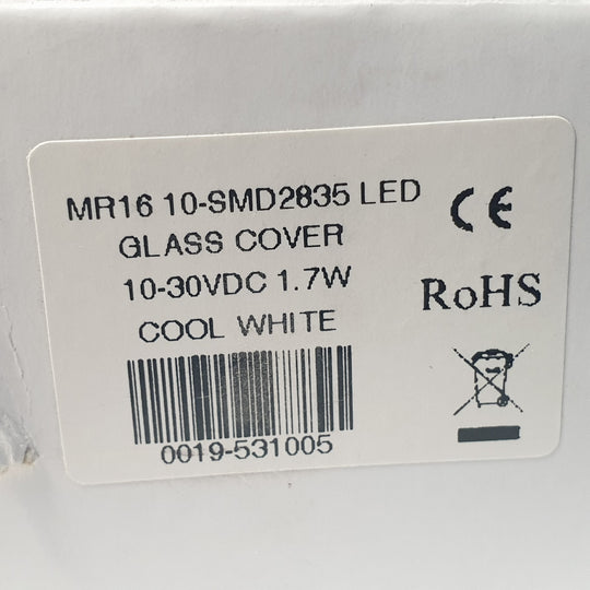 MR 16 LED Cool White 50mm diameter