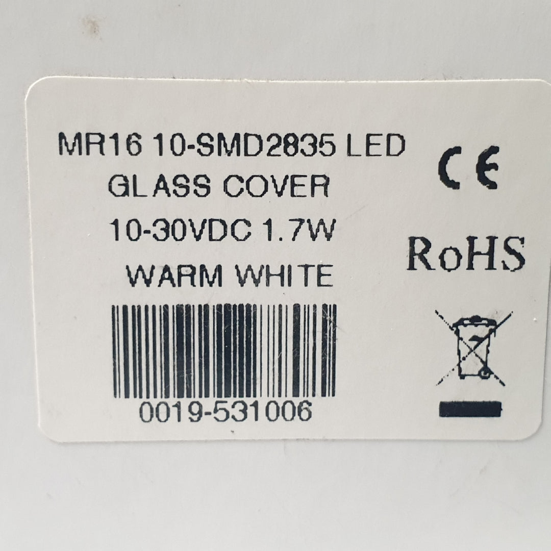 MR 16 LED Warm White 50mm diameter