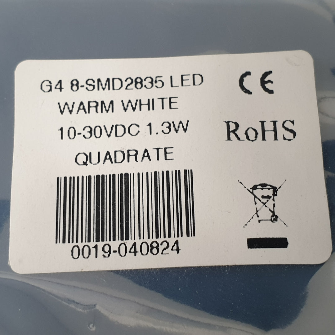 G4 LED Disc Warm White Rectangular