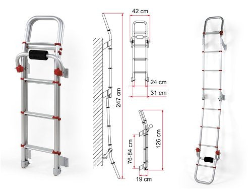 Fiamma Deluxe 8 External Ladder 02426-02