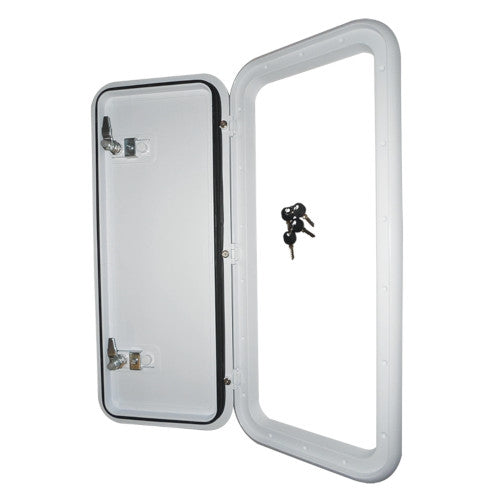 Coast Hatch Door 6 (white) 653mm x 288mm