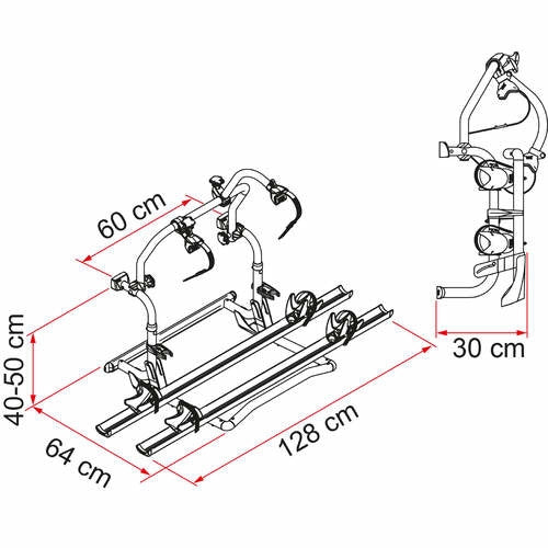 Fiamma Bike Carry Pro C for E-bikes (short version)