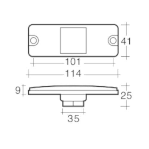 9-30 volt LED Marker Lamp (White)