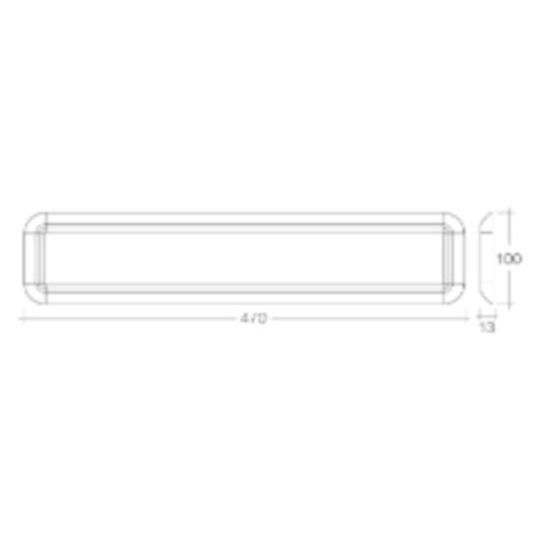 12/24V LED Narrow Interior light panel