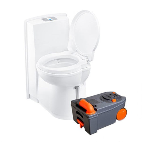 Thetford C263-CS Swivel Cassette Toilet with ceramic bowl