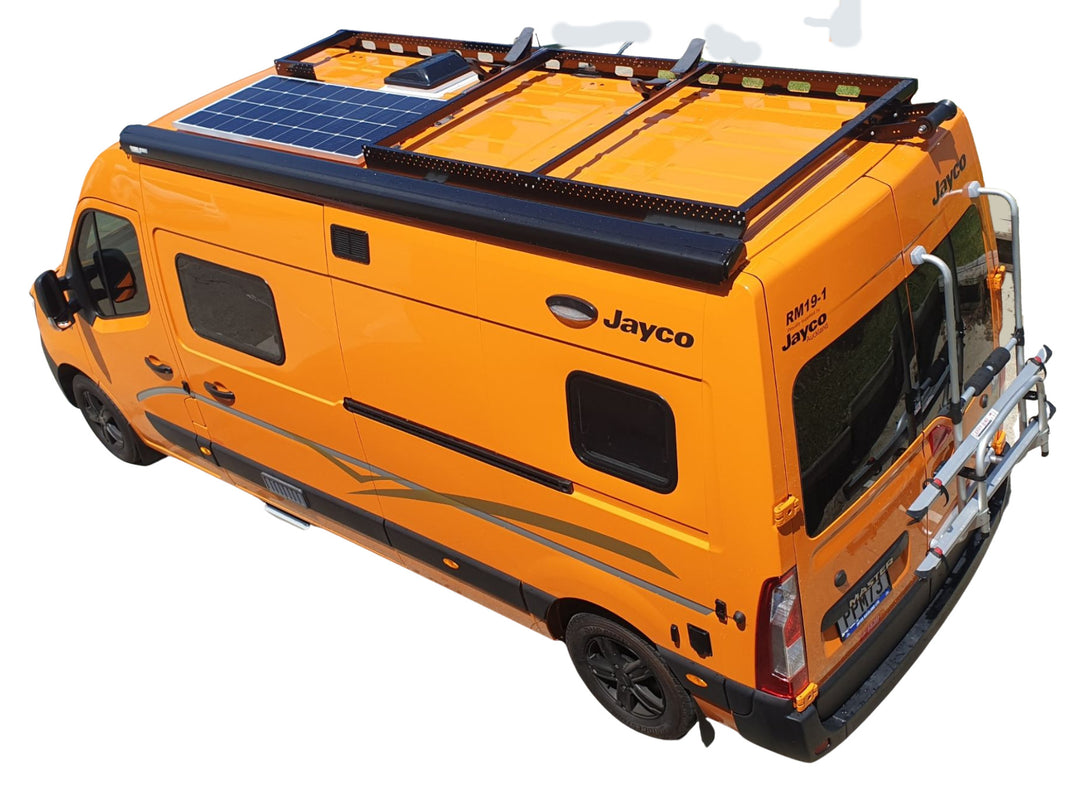 Motorhome roof rack for the long wheel base (lightweight version)