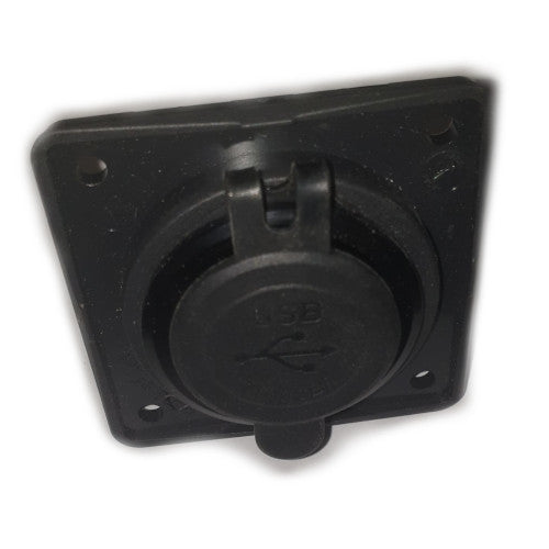 Berker USB Socket with rubber protective cover